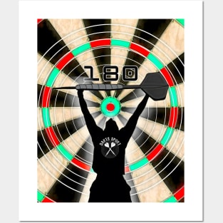 Darts Sport 180 Posters and Art